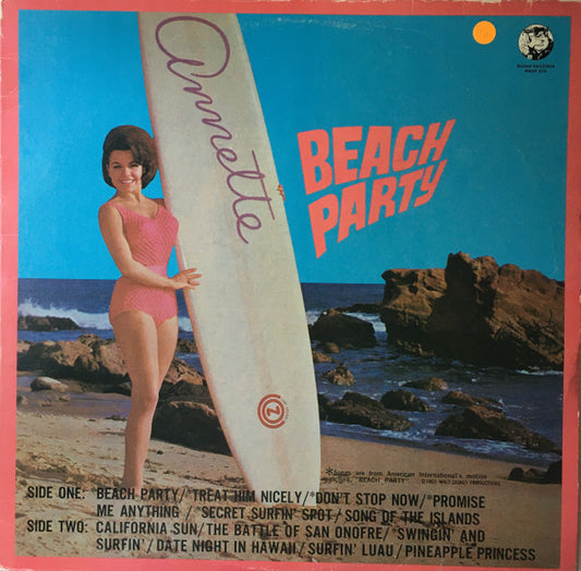 Annette (7) : Annette's Beach Party (LP, Album, RE)