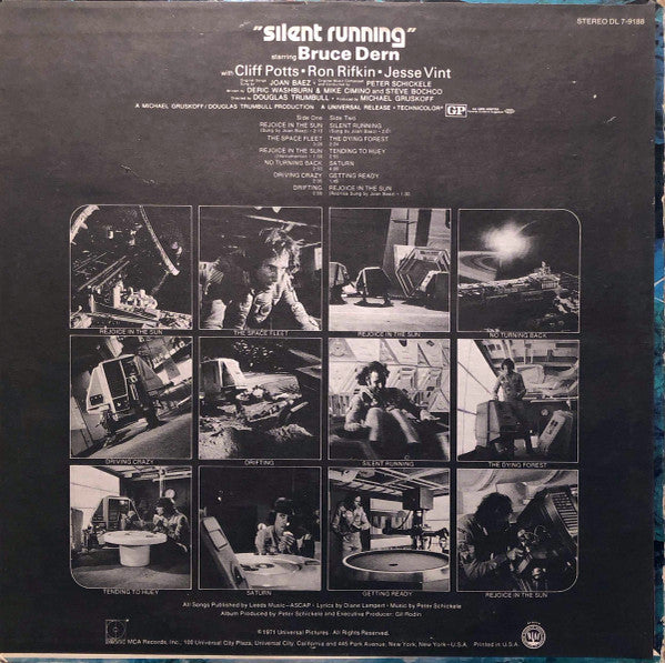 Peter Schickele : Silent Running (The Original Soundtrack Album) (LP, Album)