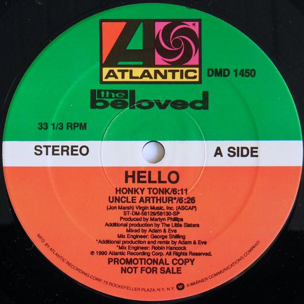 The Beloved : Hello (12", Promo)