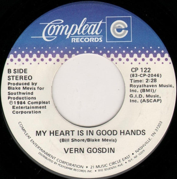 Vern Gosdin : I Can Tell By The Way You Dance (You're Gonna Love Me Tonight) (7", Single)