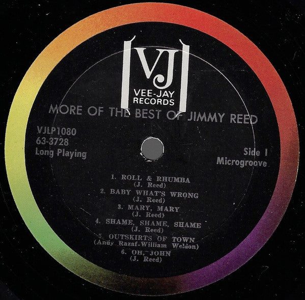 Jimmy Reed : Jimmy Reed With More Of The Best (LP, Comp, Mono, Rai)