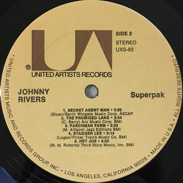Johnny Rivers : Superpak (2xLP, Comp, RP, Ter)