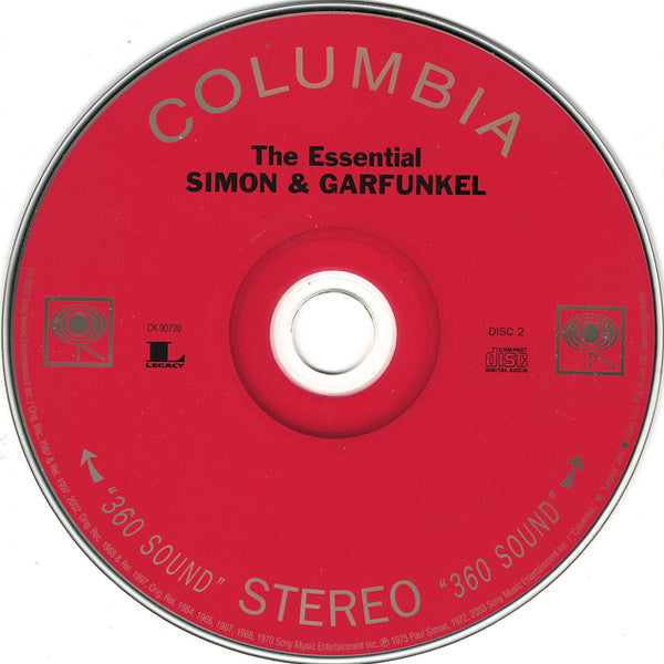 Simon & Garfunkel : The Essential Simon & Garfunkel (2xCD, Comp, RP, Pit)