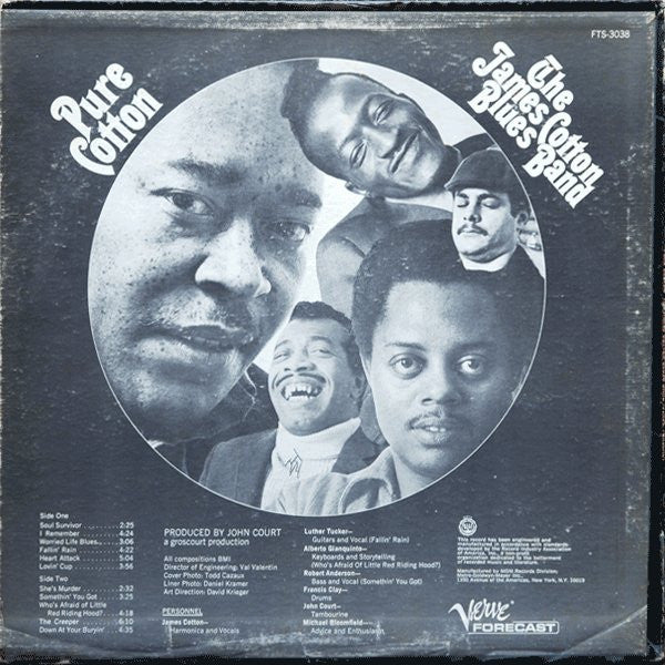 The James Cotton Blues Band : Pure Cotton (LP, Album)