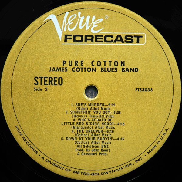 The James Cotton Blues Band : Pure Cotton (LP, Album)