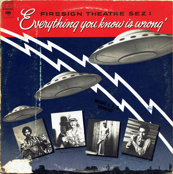 The Firesign Theatre : Everything You Know Is Wrong (LP, Album, San)