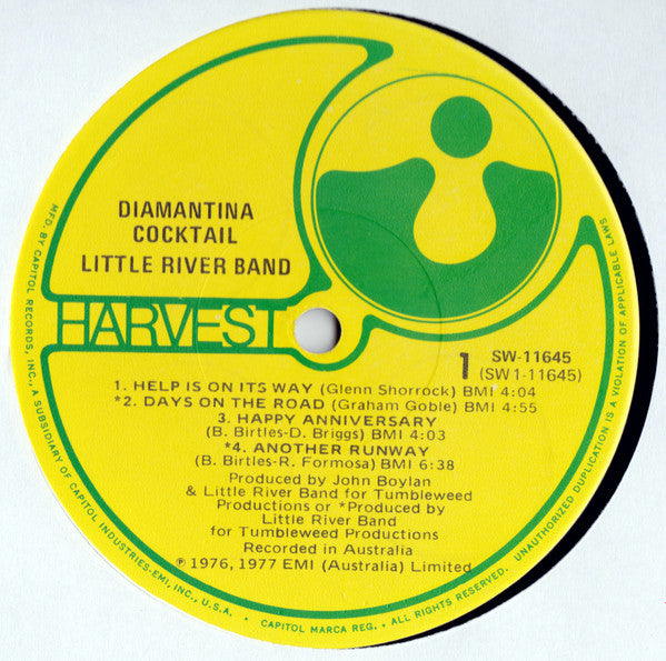 Little River Band : Diamantina Cocktail (LP, Album, Jac)