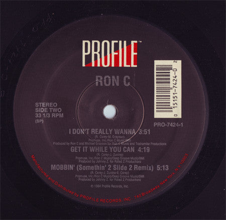 Ron C : Mobbin' (12")