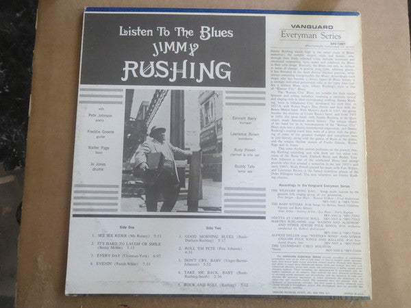 Jimmy Rushing : Listen To The Blues (LP, Album)