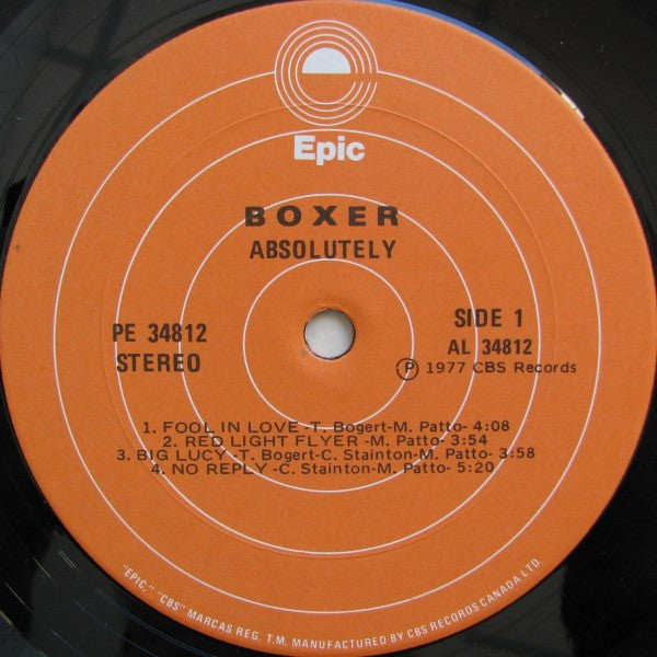 Boxer (2) : Absolutely (LP, Album)