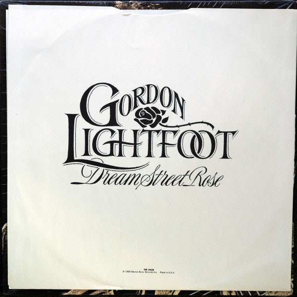 Gordon Lightfoot : Dream Street Rose (LP, Album, RE, Spe)