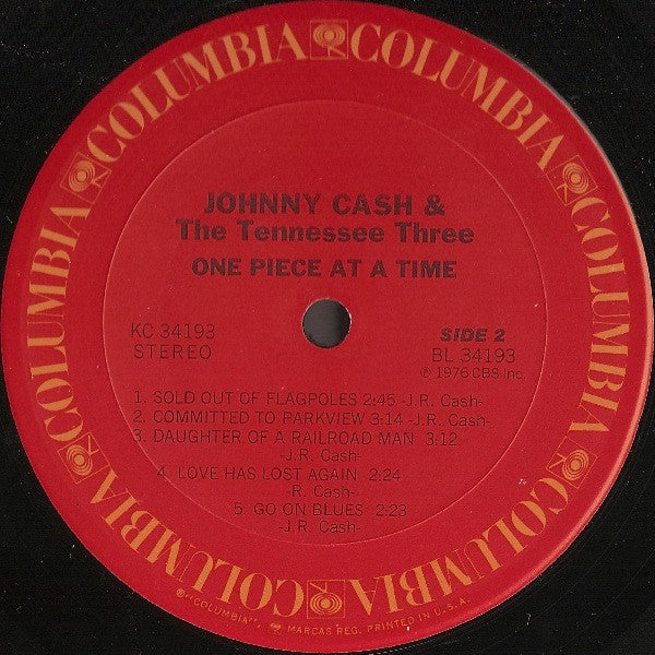 Johnny Cash And The Tennessee Three : One Piece At A Time (LP, Album)