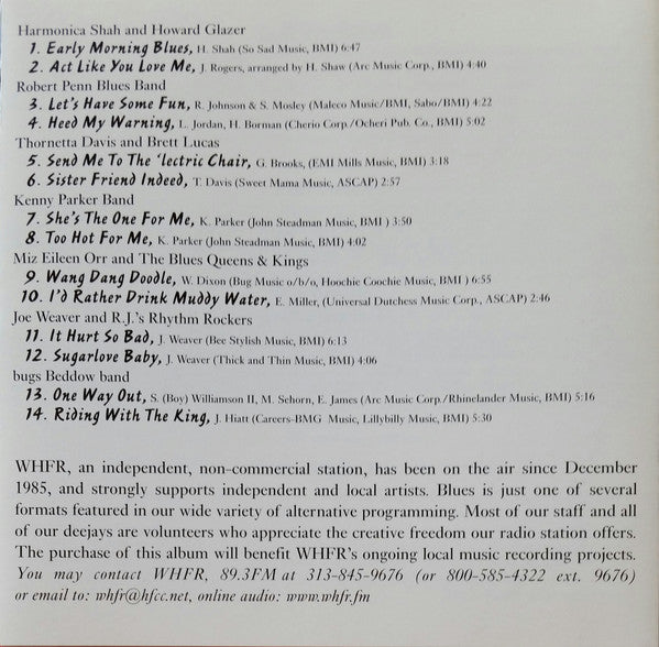 Various : Uncut Detroit III - Live Studio Blues (CD, Album)