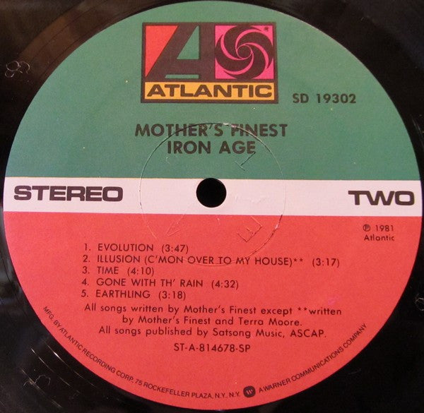 Mother's Finest : Iron Age (LP, Album, SP )