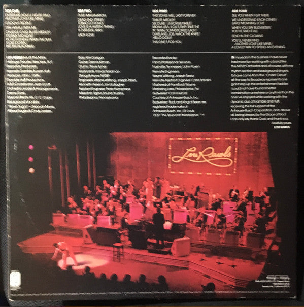 Lou Rawls : Live (2xLP, Album, Ter)