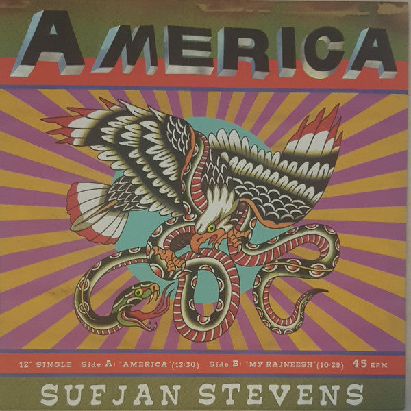 Sufjan Stevens : America (12", Single, Ltd)