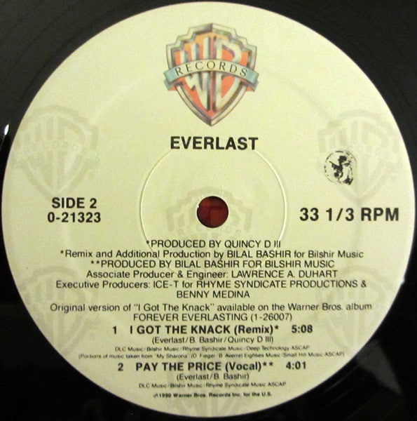 Everlast : I Got The Knack / Pay The Price (12", Maxi)