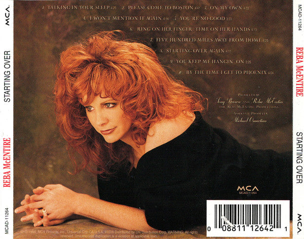 Reba McEntire : Starting Over (CD, Album)