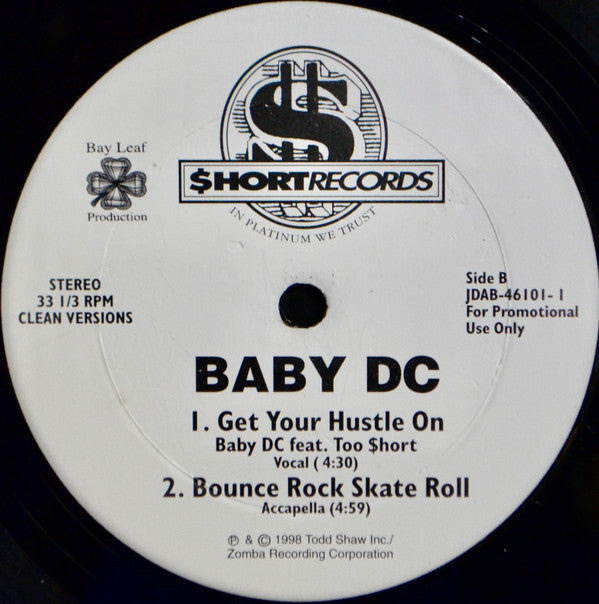 Baby DC Featuring Imajin : Bounce, Rock, Skate, Roll (12", Promo)