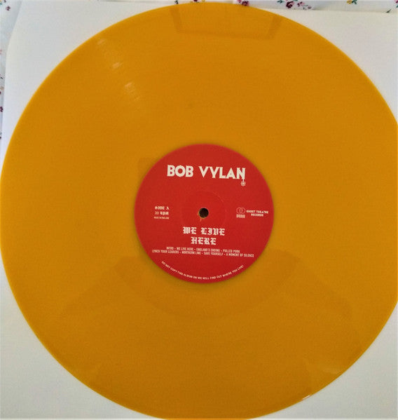 Bob Vylan (2) : We Live Here (LP, Album, Ltd, Yel)