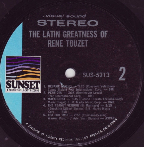 Rene Touzet* : Latin Beat. The Latin Greatness Of Rene Touzet (LP, Album)