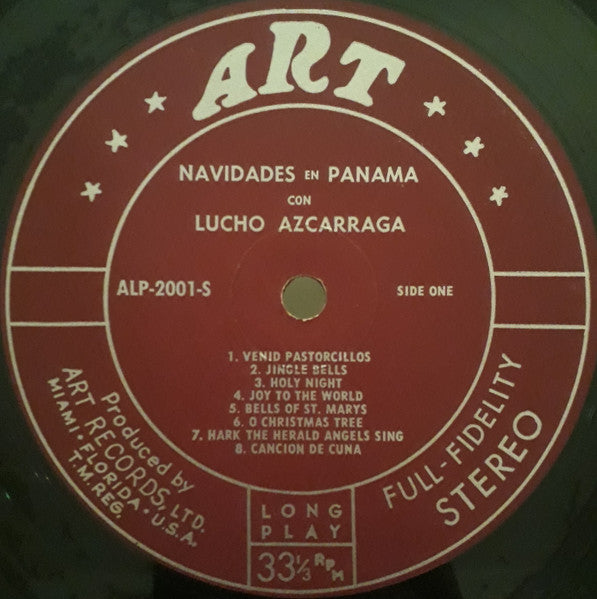 Lucho Azcarraga : Navidades En Panama (LP, Album)