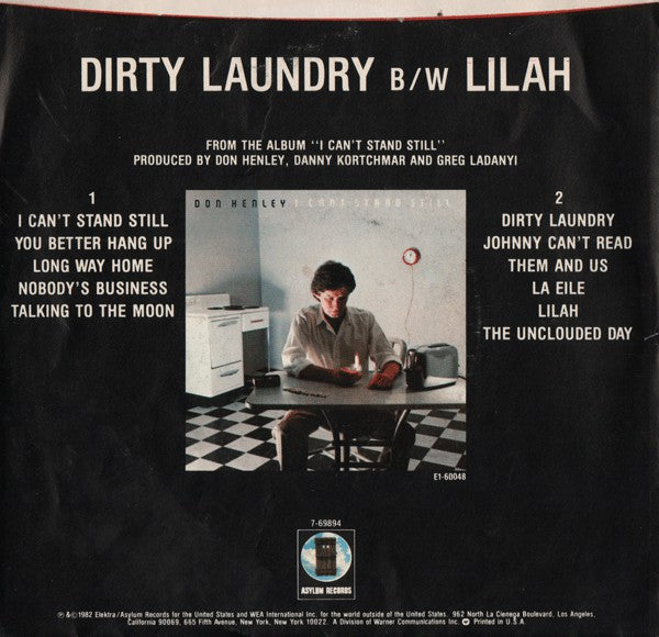 Don Henley : Dirty Laundry (7", Single, SP )