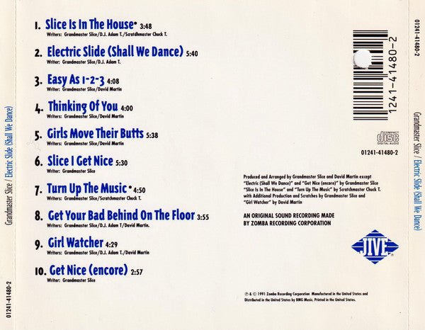 Grandmaster Slice : Electric Slide (Shall We Dance) (CD, Album)