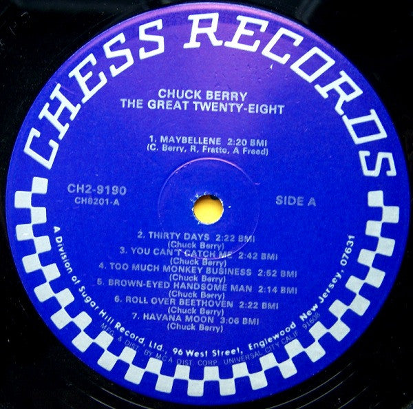Chuck Berry : The Great Twenty-Eight (2xLP, Comp, RE)