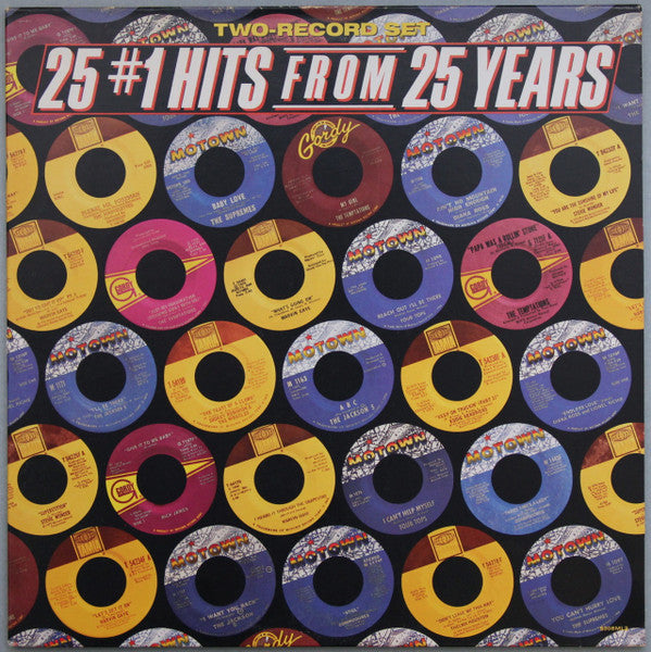 Various : 25 #1 Hits From 25 Years (2xLP, Comp, Club, CRC)