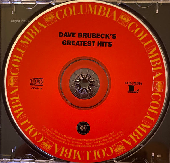 Dave Brubeck : Dave Brubeck's Greatest Hits (CD, Comp, RE)