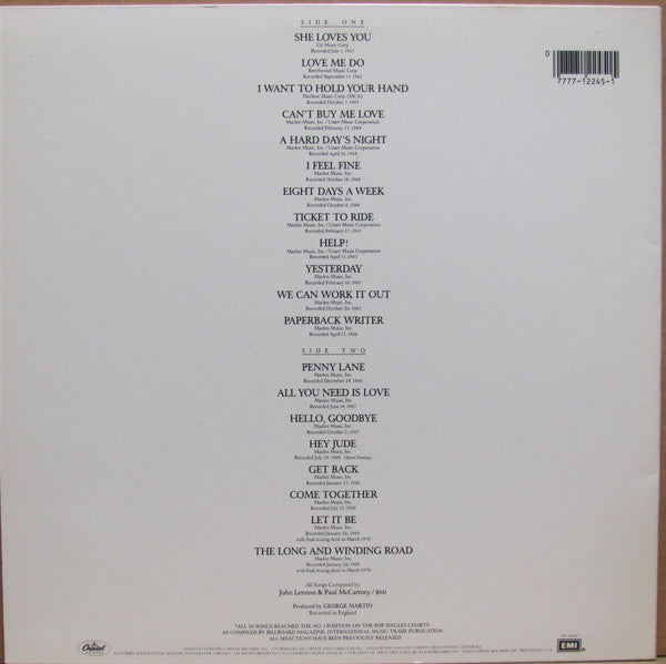 The Beatles : 20 Greatest Hits (LP, Comp, Hau)