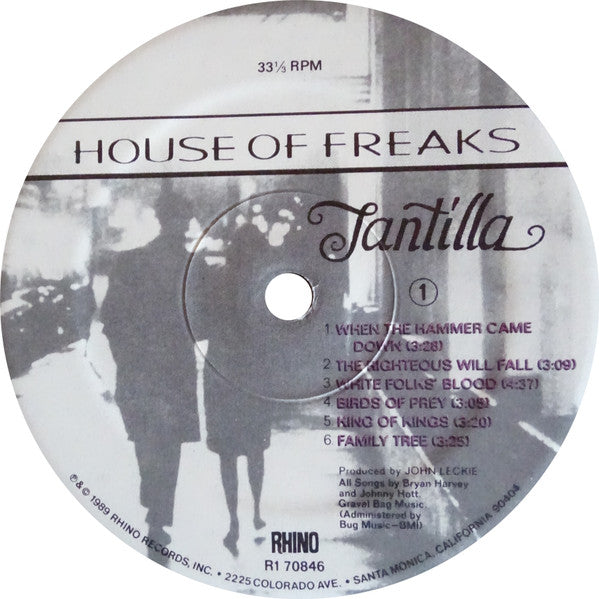 House Of Freaks : Tantilla (LP, Album)