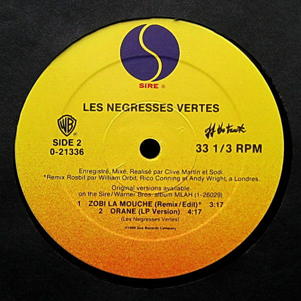 Les Negresses Vertes : Zobi La Mouche (12", Maxi)