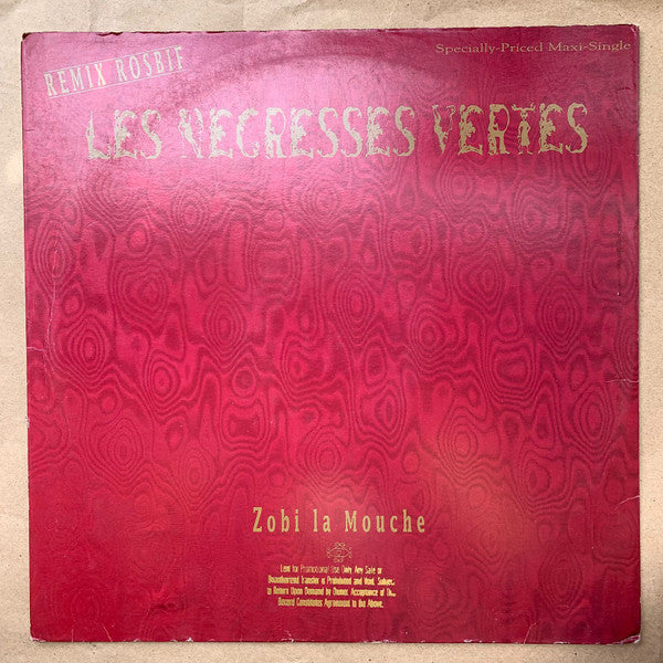 Les Negresses Vertes : Zobi La Mouche (12", Maxi)