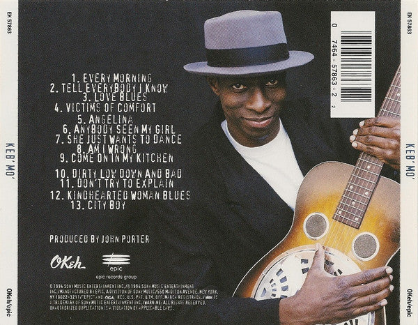 Keb' Mo' : Keb' Mo' (CD, Album)