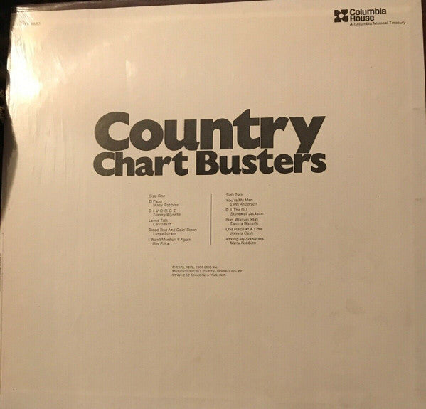 Various : Country Chart Busters (LP, Album, Comp)