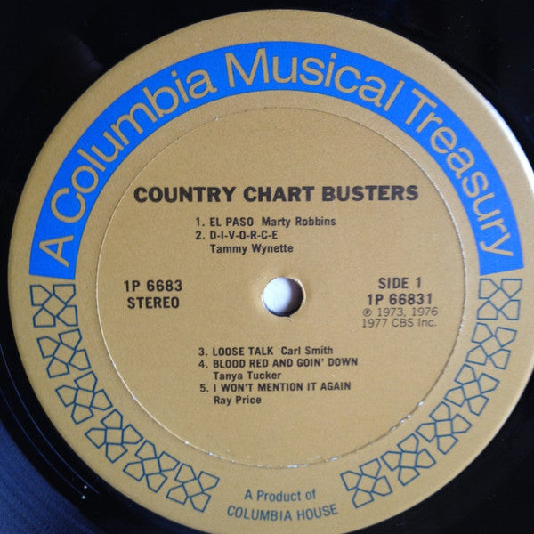 Various : Country Chart Busters (LP, Album, Comp)