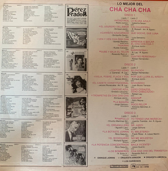 Various : Lo Mejor Del Cha Cha Cha (LP, Comp)