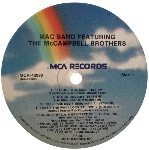 Mac Band Featuring The McCampbell Brothers : Mac Band Featuring The McCampbell Brothers (LP, Album)