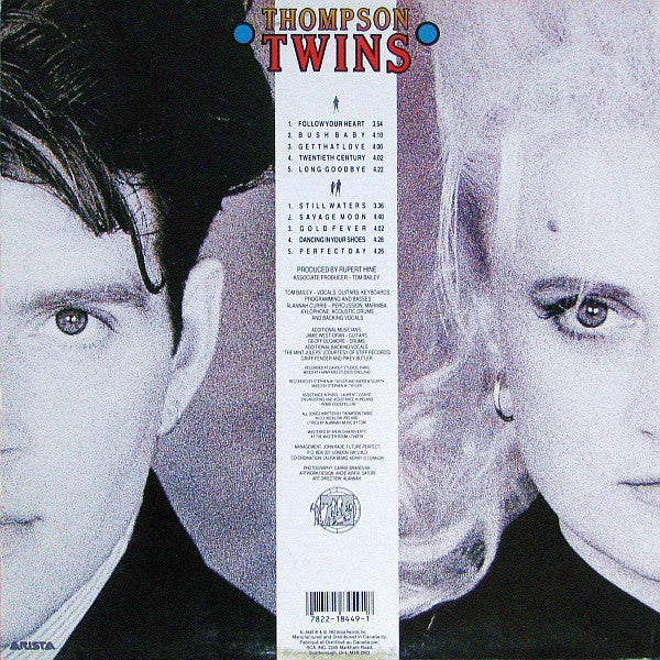 Thompson Twins : Close To The Bone (LP, Album)