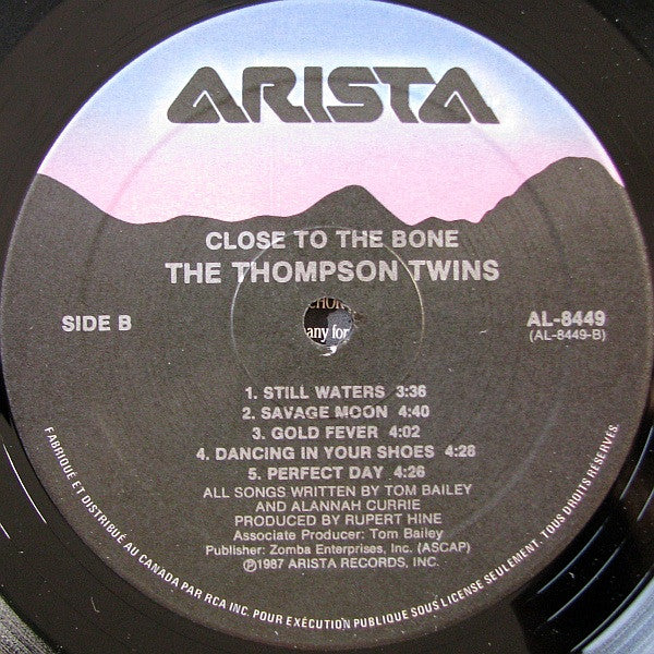 Thompson Twins : Close To The Bone (LP, Album)