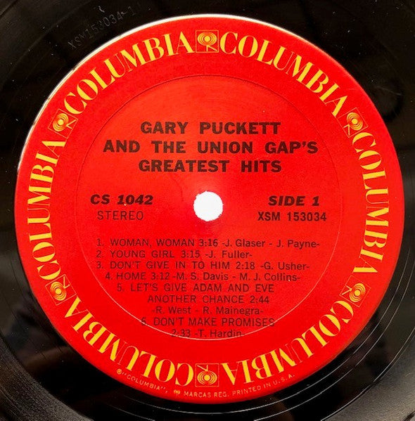 Gary Puckett & The Union Gap : Greatest Hits (LP, Comp, RP, San)