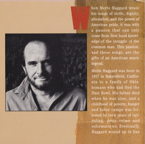 Various : Mama's Hungry Eyes - A Tribute To Merle Haggard (CD, Album, Club)