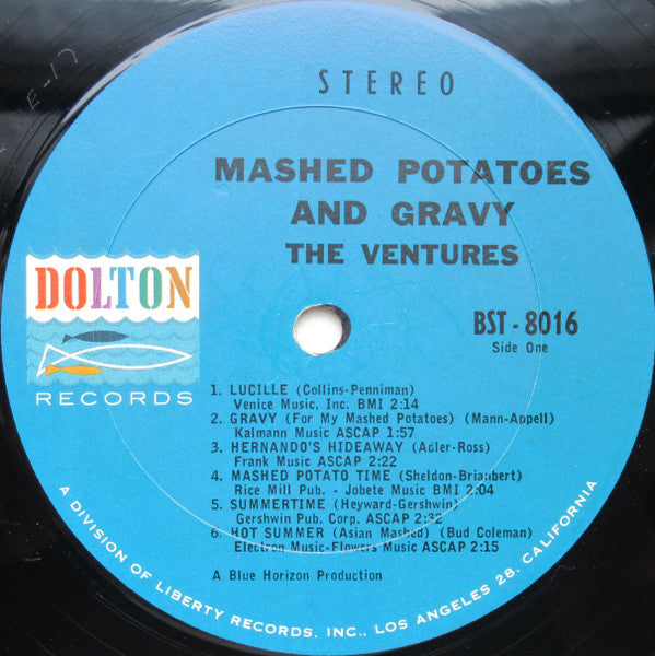 The Ventures : Mashed Potatoes And Gravy (LP, Album, RE)