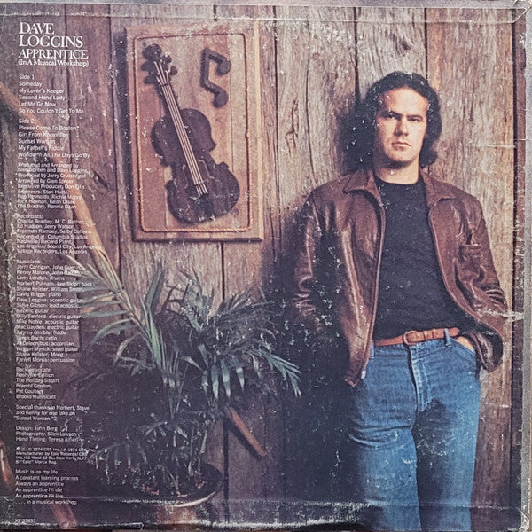 Dave Loggins : Apprentice (In A Musical Workshop) (LP, Album, Ter)