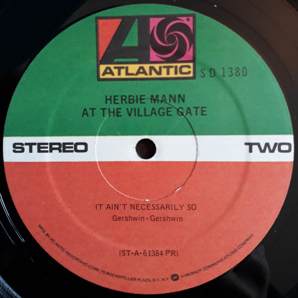 Herbie Mann : Herbie Mann At The Village Gate (LP, Album, RE, Pre)