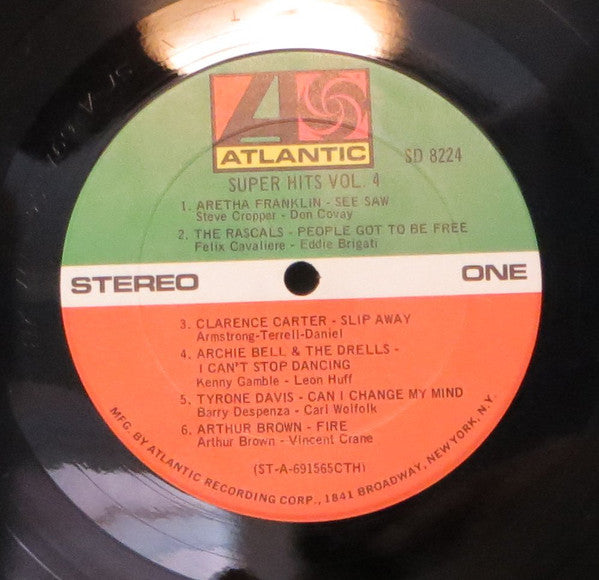 Various : The Super Hits Vol. 4 (LP, Comp, Ter)