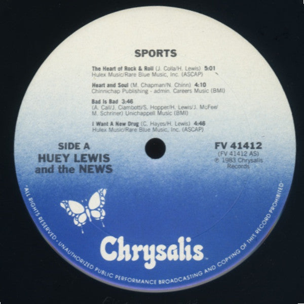 Huey Lewis And The News* : Sports (LP, Album, Car)