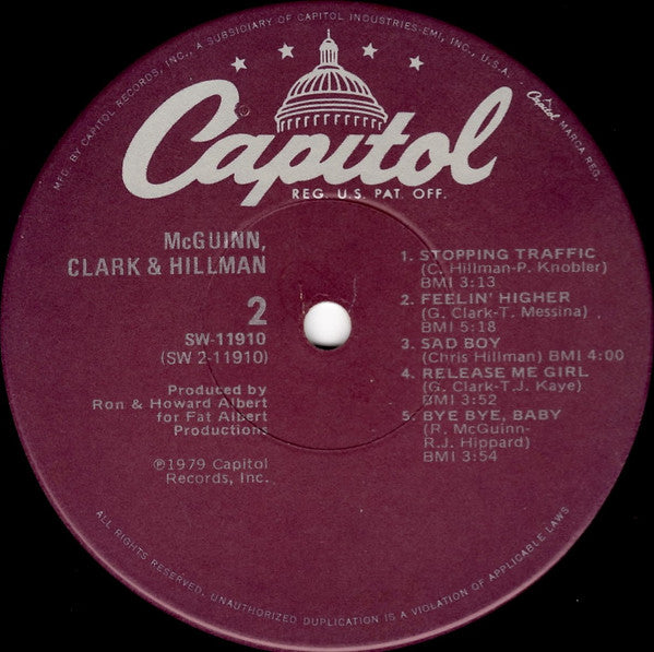 McGuinn, Clark & Hillman : McGuinn, Clark & Hillman (LP, Album, Jac)